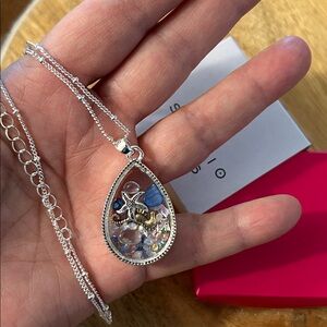 Avon studio 1886 Tropical Treasures necklace NEW starfish and beachy pendant